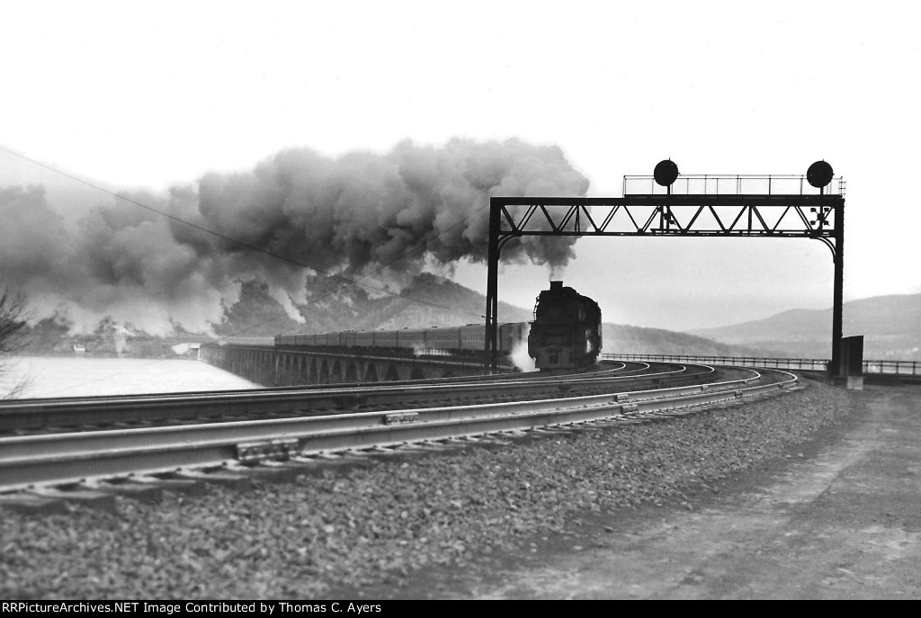 PRR Eastbound Passenger Train, c. 1953